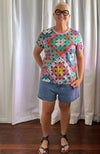 The Good Tee in Granny Squares    PRE-ORDER