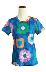 GOOD-TO-GO    The Good Tee in Blue Fields    size 6